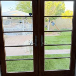 2 Doors 80” Tall  6 Ft Wide 