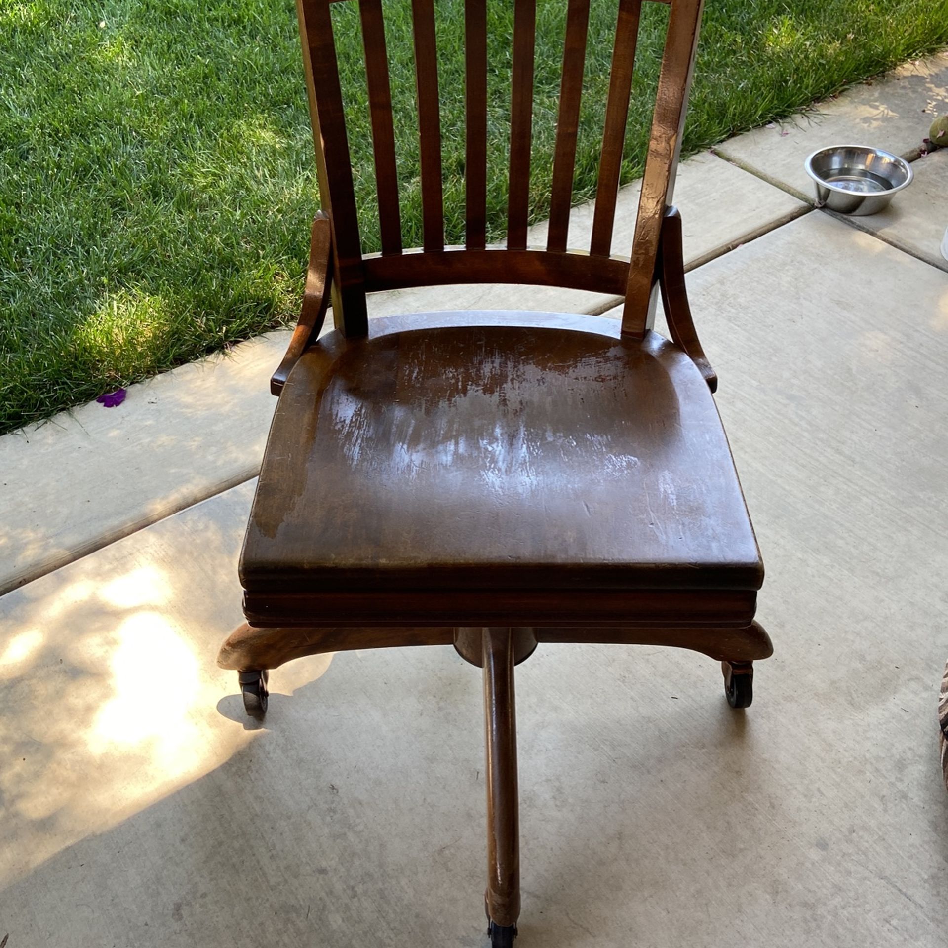 Mahogany Office Chair