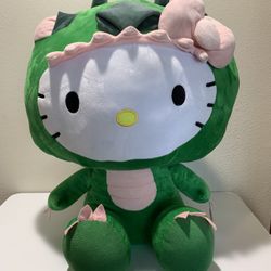 Dino Hello Kitty Plush 20 Inches Tall
