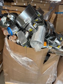 HUGE Bulk Lot HVAC Ductwork & Galvanized Fittings – Contractor Lot