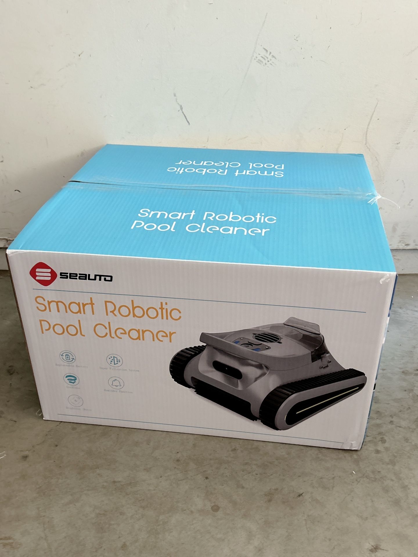 Crab Robotic Pool Vacuum, Wall-Climbing Robot, Automatic Pool Cleaner