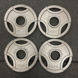 * Fitness Gear Olympic Weight Plates (5#x2=$10)