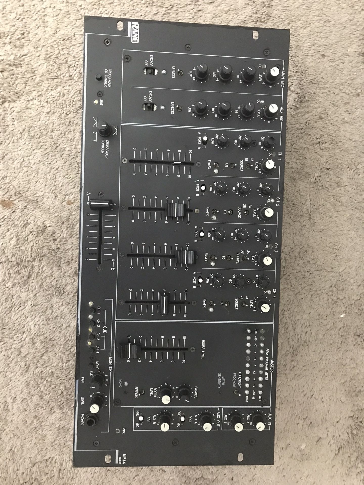 Rane MP44 Professional Club DJ Mixer Very Good Condition