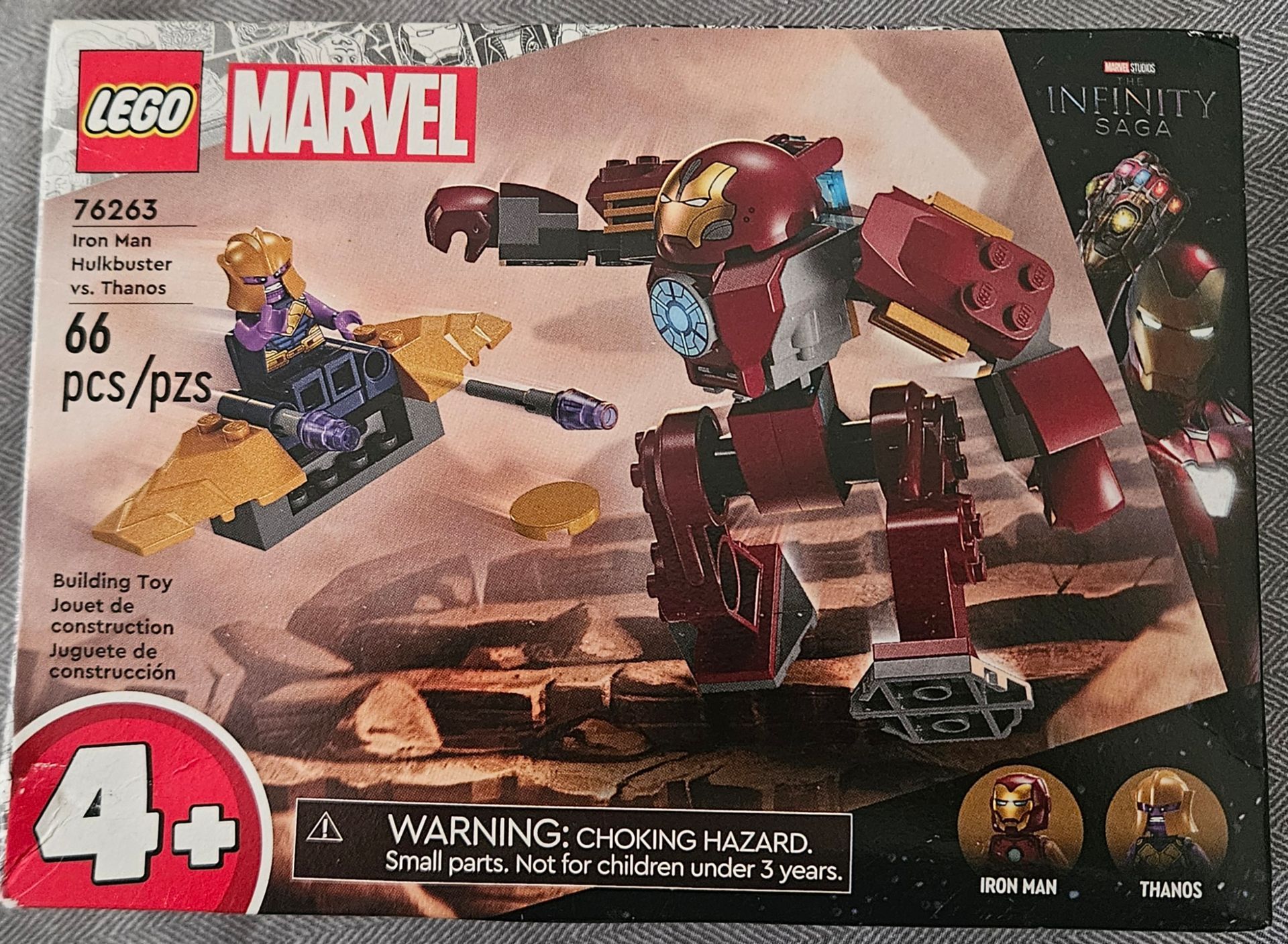 Lego Marvel Infinty Saga Ironman Hulkbuster vs. Thanos