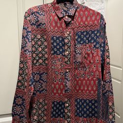 Ajrakh Print Men Shirt For Sale 