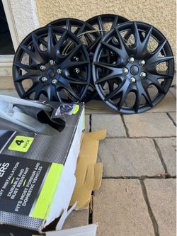 Black wheel covers