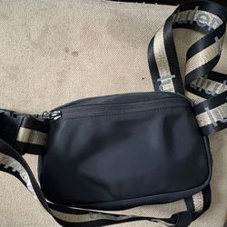 Black And Gold Lululemon Belt Bag