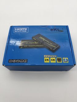 eKL 1x4 HDMI Splitter (1 in, 4 out) — Brand New