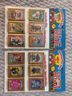 1985 Garbage Pail Kids Stick-Ons pictures (unopened)