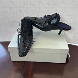 Brand New Burberry Black Mule Heals Women’s 10