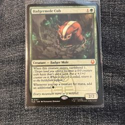 Badgermole Cub Magic The Gathering Card