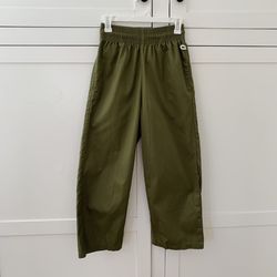 Wide Cookman Good Chef’s Pants Olive Green Pull On Pocket Straight Pants Size S