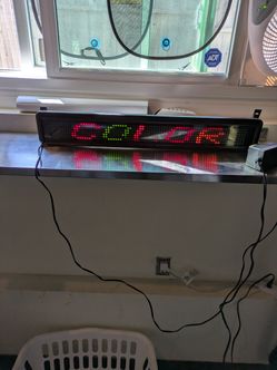 Neon sign