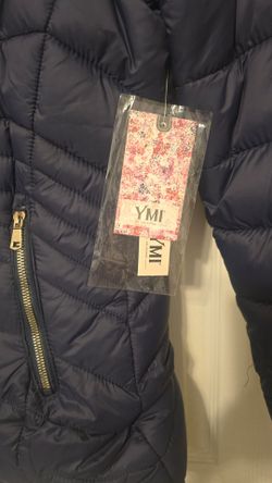 YMI Collection Navy Quilted Puffer Jacket