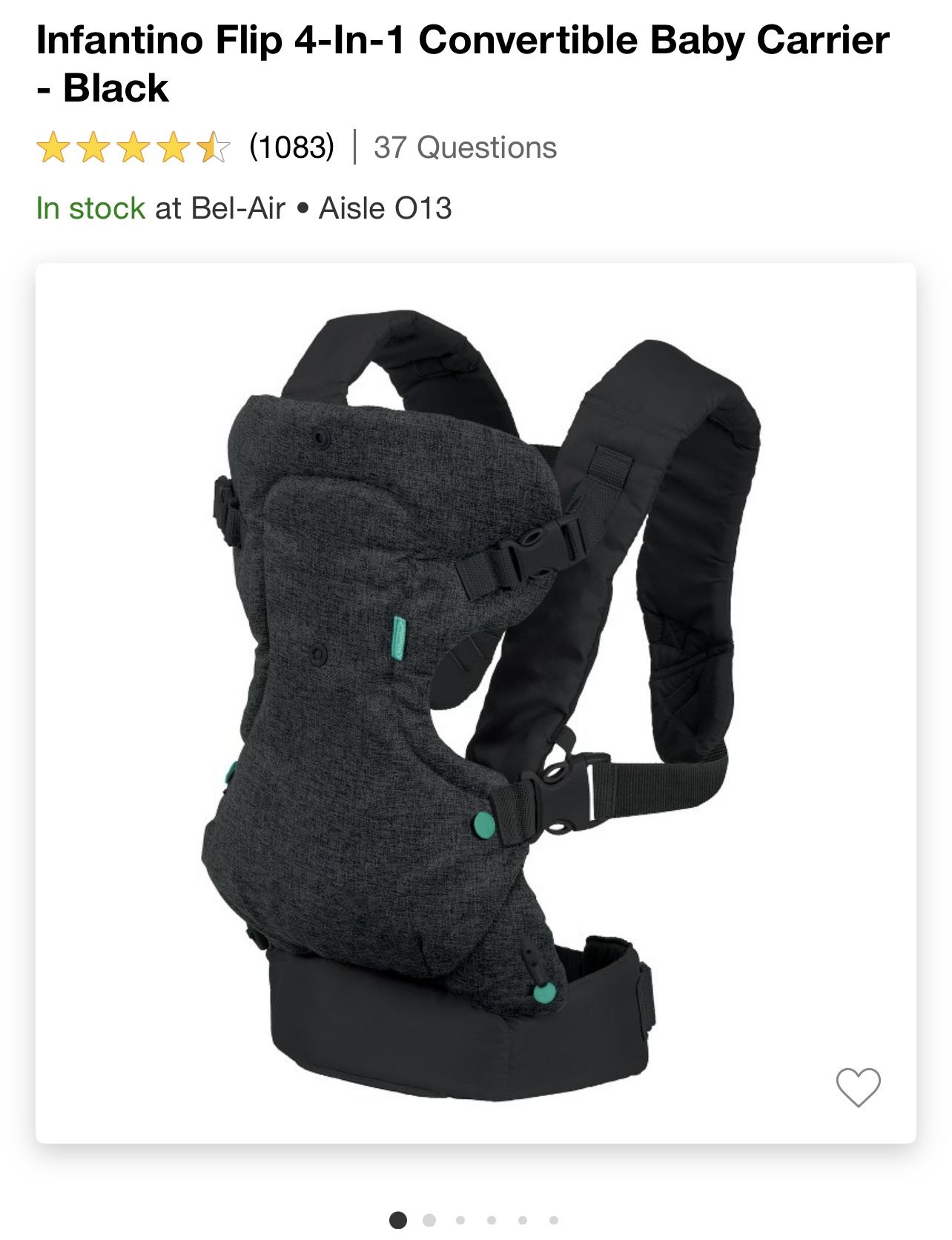 Infantino Baby Carrier