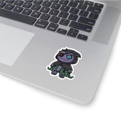 Cute Voodoo Goth  Halloween Sticker