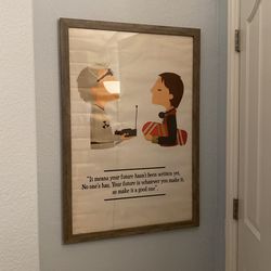 Back To The Future Poster Vintage And Framed