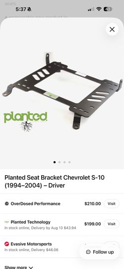 Part #: SB241DR * Fits: 1994–2004 Chevrolet S-10 (excluding Single Cab)