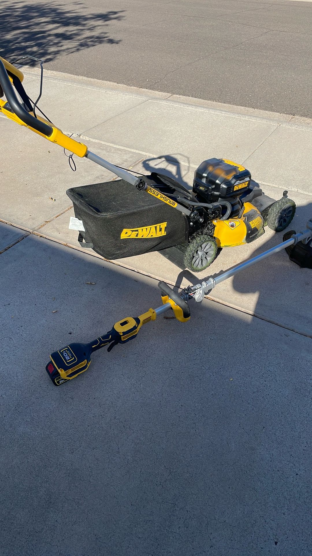 Dewalt Lawn Mower And Weedeater