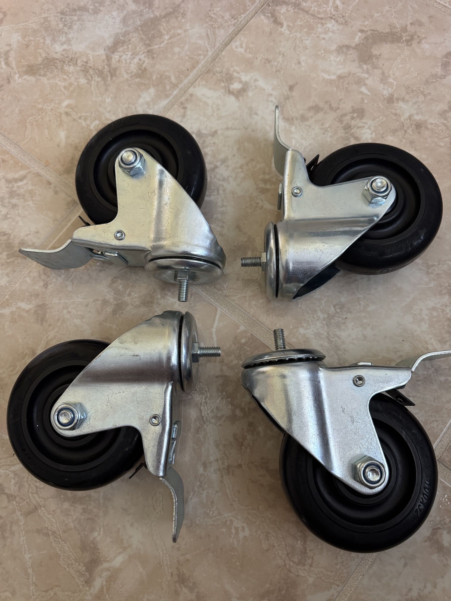 UPLIFT | 4x Heavy Duty Locking Casters | SKU: KIT-ACC035-SET