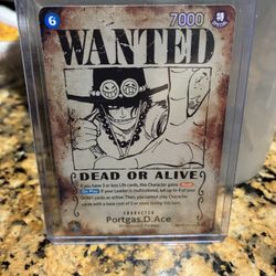 Portgas.D.Ace OP13 119 SEC (Wanted Poster) (Carrying On His Will) MISPRINT ERROR