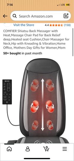 New shiatsu back massage chair with heat control