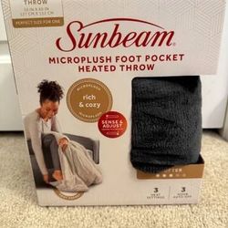 Heated Plush Throw - NEW