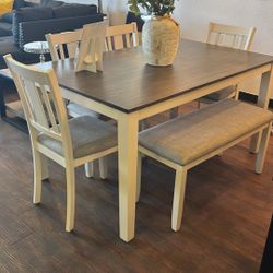 6 Pc Dining Table Set 