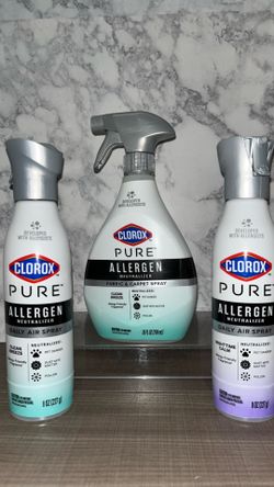 Brand NEW! 🏡    Clorox Pure Allergen Neutralizer - Daily Air Spray / Fabric & Carpet Spray(((PENDING PICK Up)))