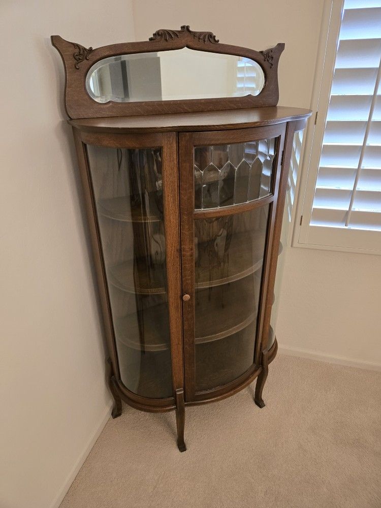 Antique Curio Cabinet 1919