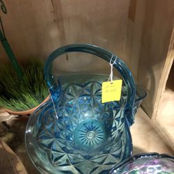 Retreads Flea Market Booth Of Vintage Glassware And More $25 Up 