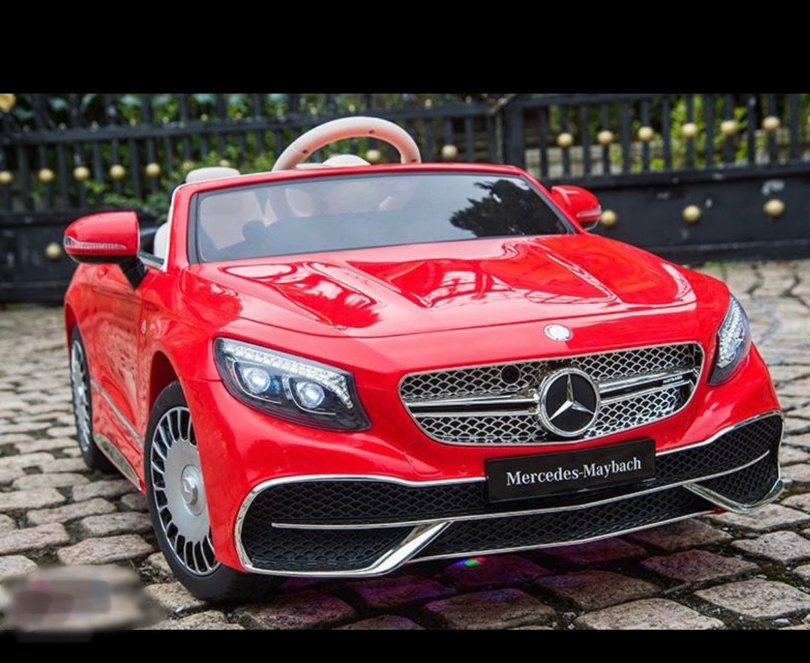 🔴🔴 !!BRAND NEW 12V Luxury ELECTRIC Kid Ride On Car Power Wheels Mercedes Benz Maybach S650 with LEDs FM Radio BT MP3 AND MUSIC