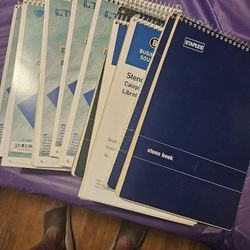 Legal Pads and Steno Writing Books