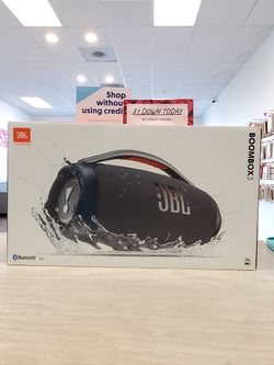 Jbl Boombox 3 Brand New Bluetooth Speaker - $1 DOWN TODAY, NO CREDIT NEEDED