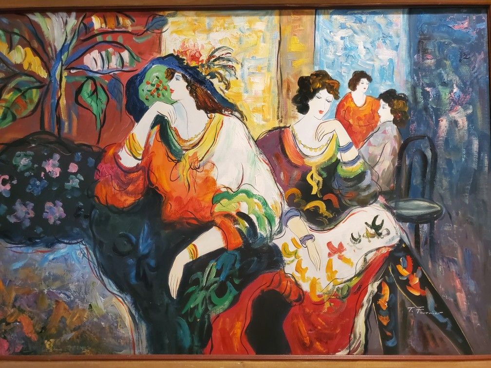 Original Painting by Artist T. Fournier