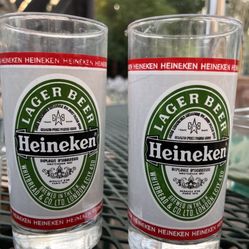 Heineken Beer Glasses