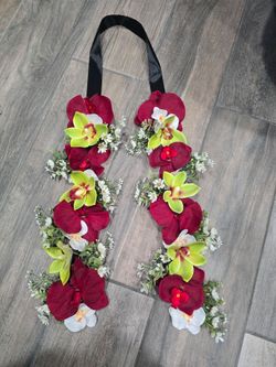 Graduation orchid flower artificial leis