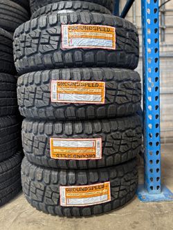 225/65R17 Groundspeed XT Set Of 4 New Tires