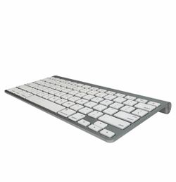 Apple A1314 Wireless Bluetooth Keyboard Slim Aluminum Mac iMac MacBook Tested