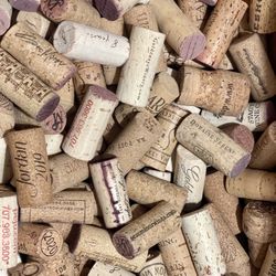 100 Used Fine Wine Corks (Unbroken)