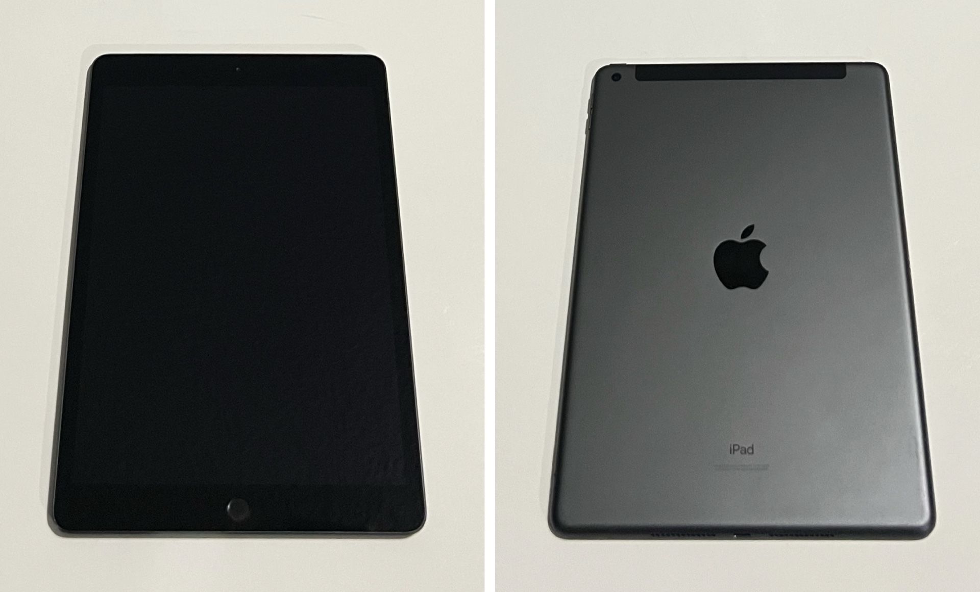 iPad 7th Generation 32GB Wi-Fi + Cellular Unlocked Space Gray in great condition