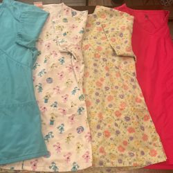 4 Size Small Scrub Tops 