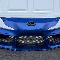 BLUE TOYOTA SUPRA 2020 2021 2022 2023 2024 2025 FRONT BUMPER ORIGINAL