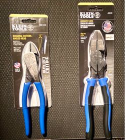 Klein Tools Diagonal Cutters and Lineman's Pliers Set