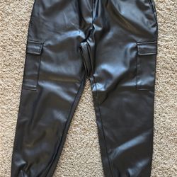 Faux Leather Pants