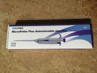 SCILOGEX MICROPETTE PLUS 0.5-10μl SINGLE CHANNEL ADJUSTABLE MANUAL PIPETTE