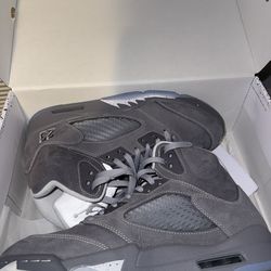 Jordan 5 Wolf Gray Size 12