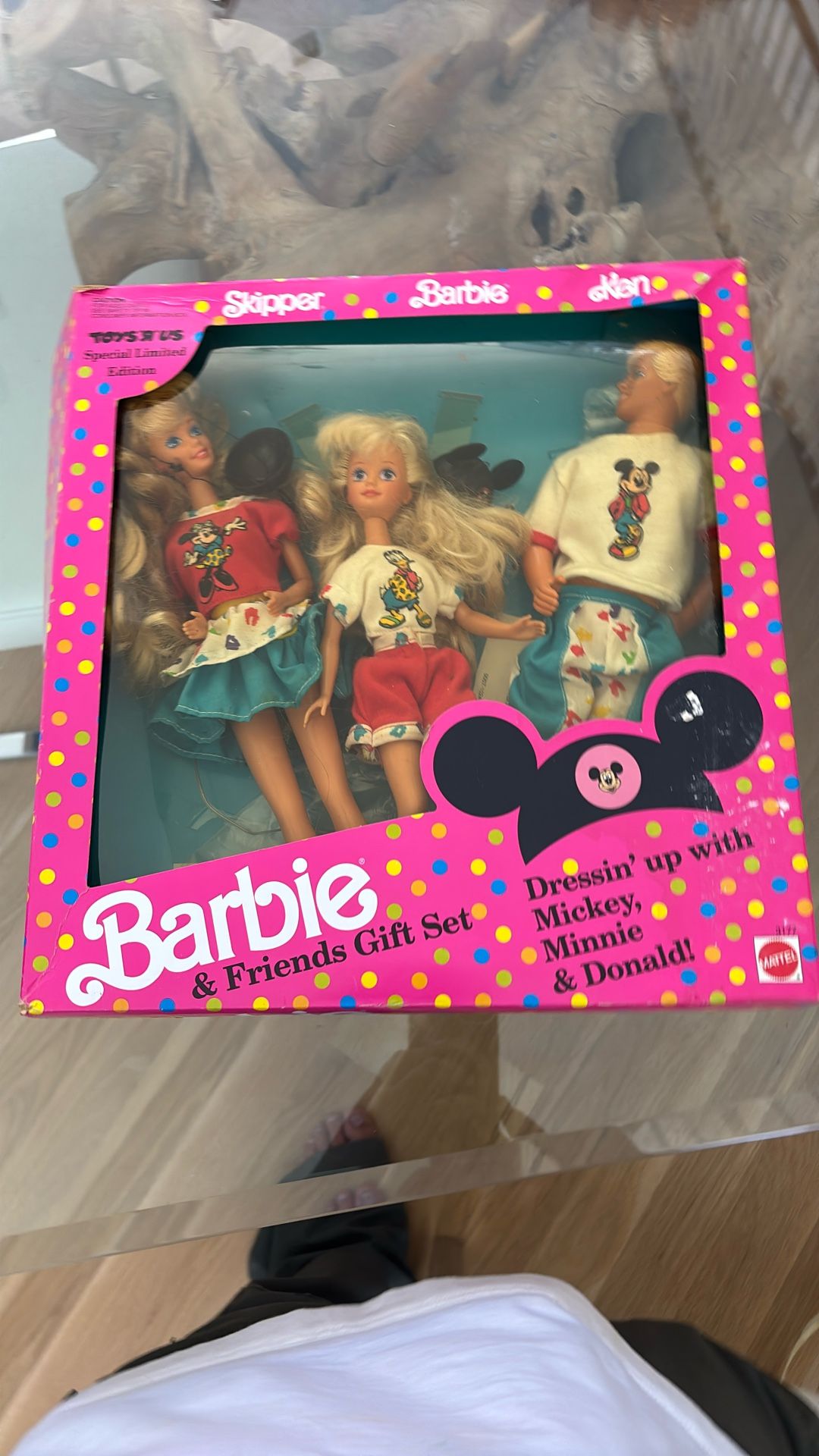 Barbie And Friends Gift Set Dressing Up With Mickey, Minnie, And Donald