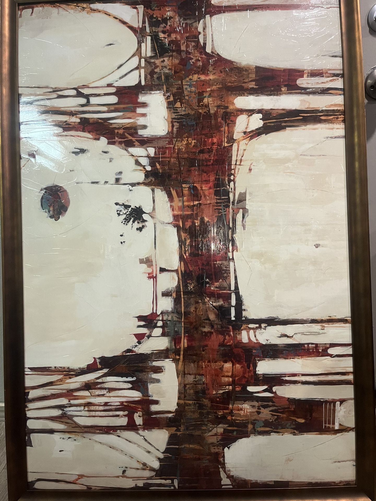 Large Wall Painting Art California San Fransisco Bridge Abstract