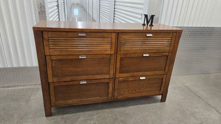 NICE BROWN LONG DRESSER